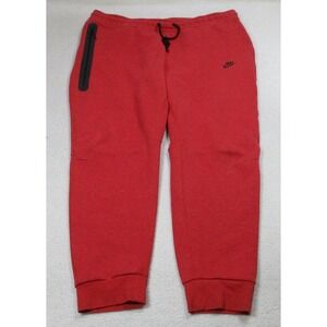Nike Pants Mens 4XL Red Fleece Joggers Sweatpants Athletic FB8002-672